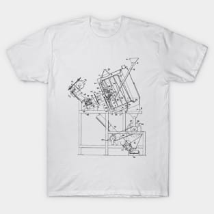 Puffing Food Products Vintage Patent Hand Drawing T-Shirt